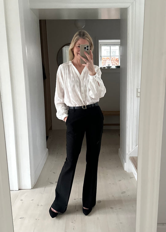 Coster Copenhagen CC Heart wide leg suit pants Emilia Fit black