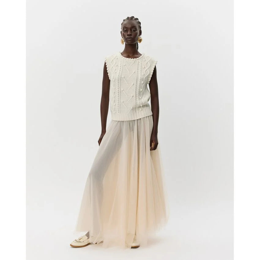 Sofie Schnoor KamelaSW Vest off-white