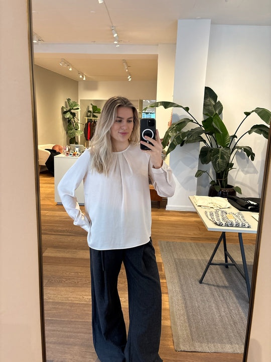 Inwear DotaIW Pleat Blouse French Nougat