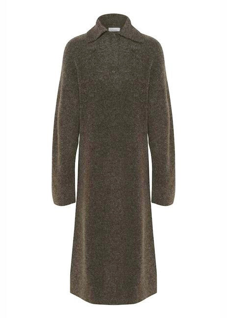 Karen by Simonsen KBThelma Knit Dress Chocolate Chip Melange - Brown