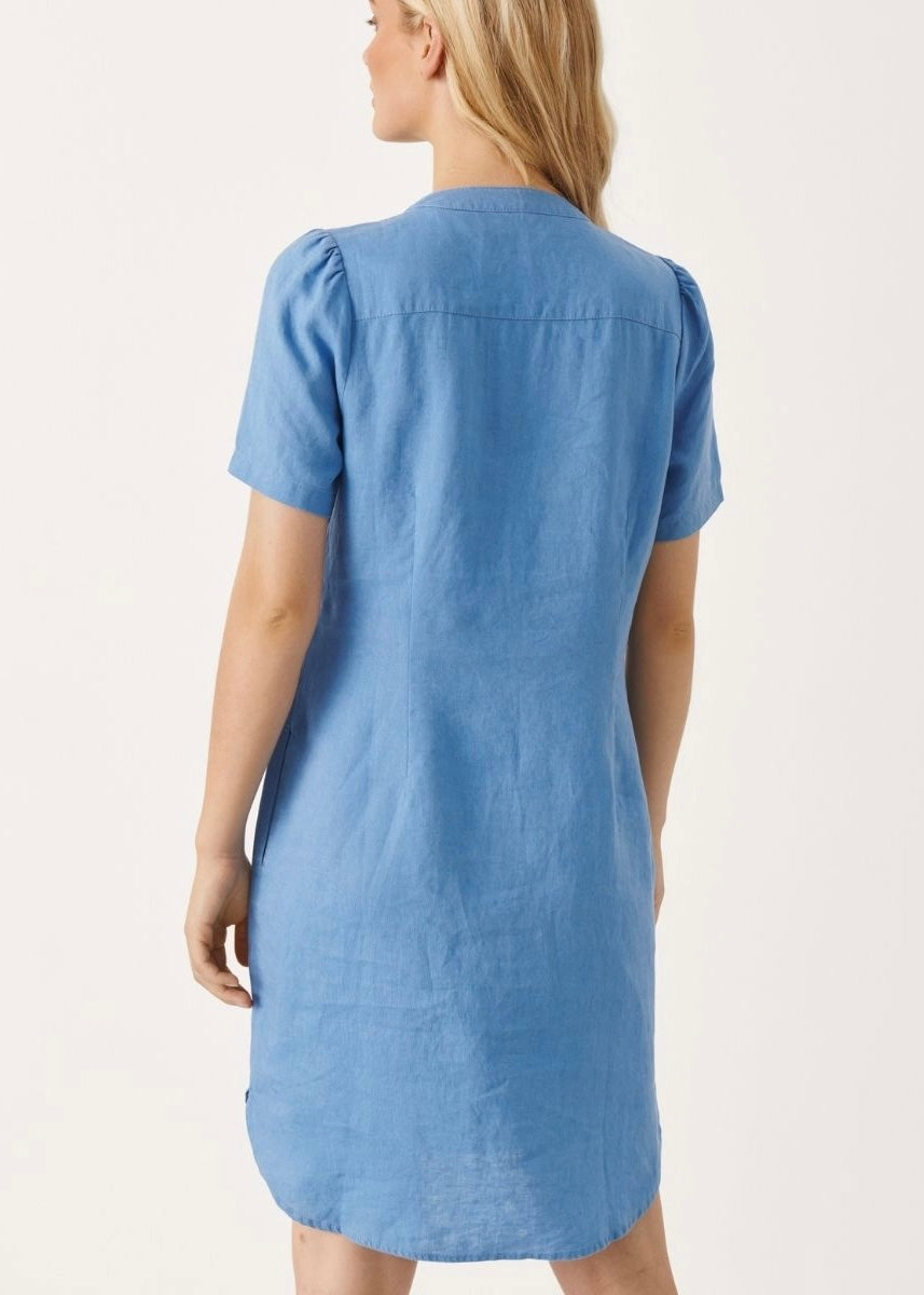 Part Two Aminase dress silver lake blue
