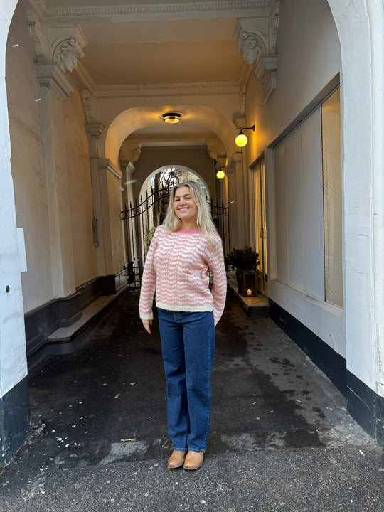 Lollys Laundry LanoLL Jumper Knit LS pink