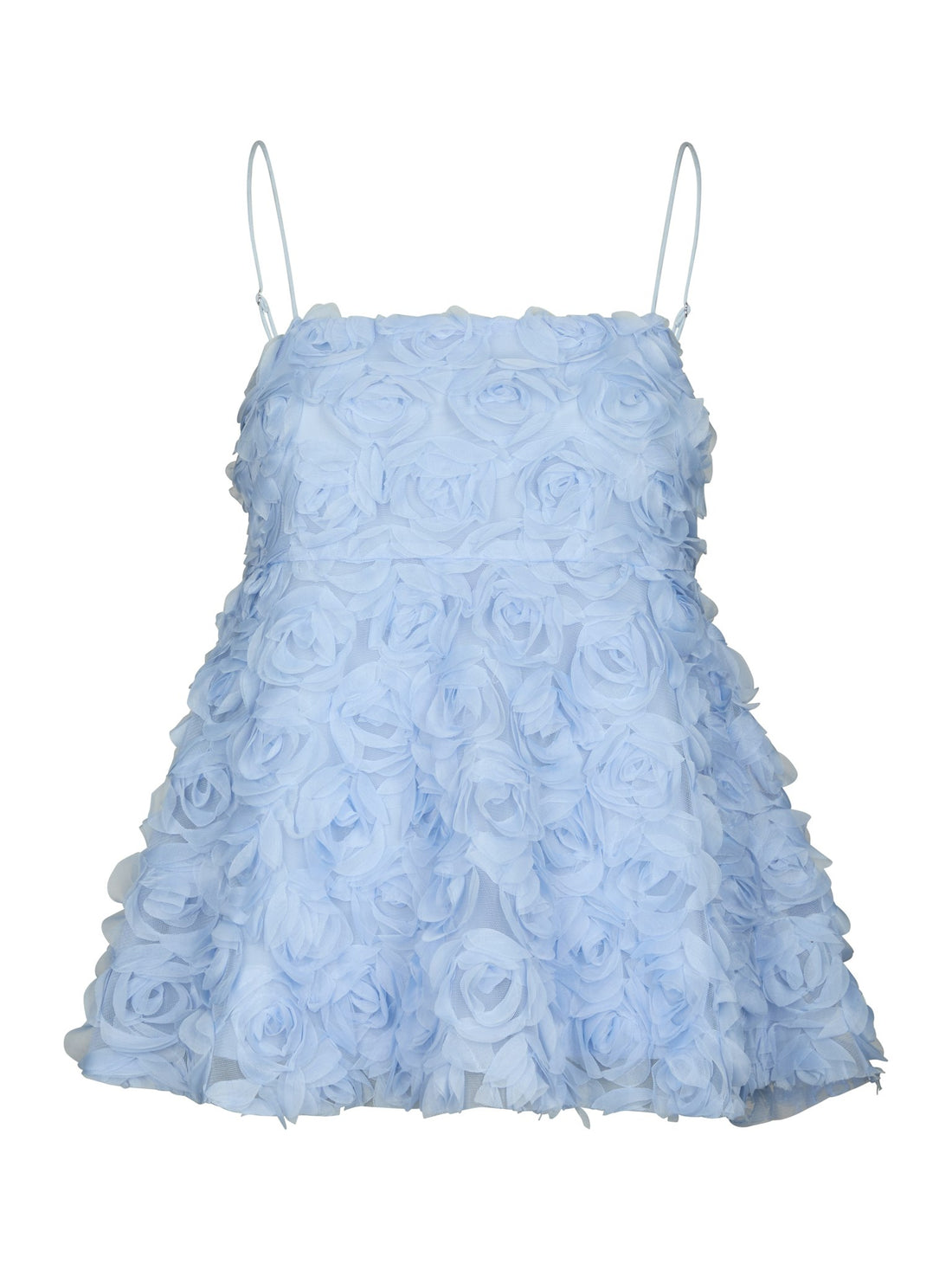 Neo Noir Kenli Flower Top Light Blue