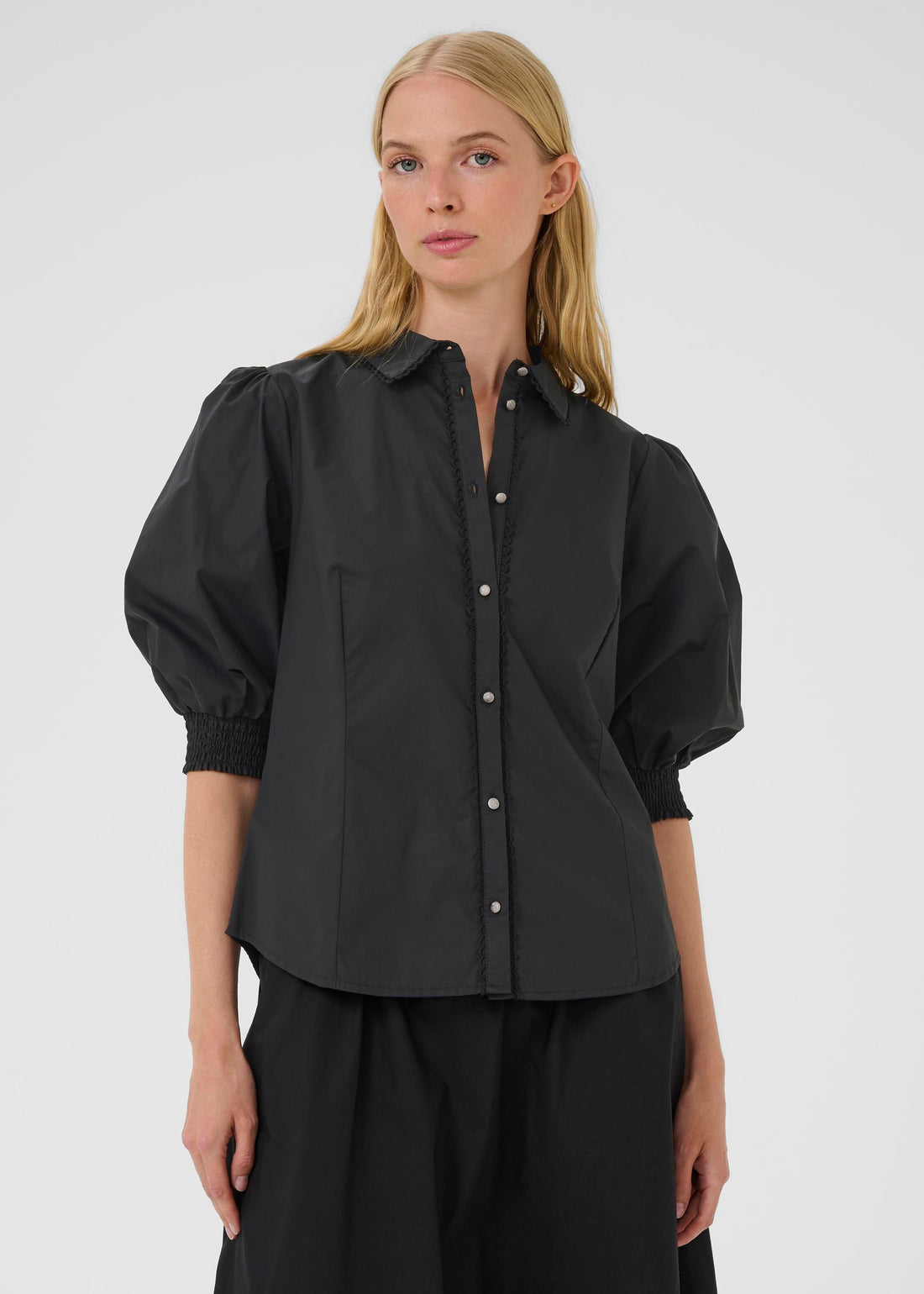 Karen By Simonsen ChillyKB blouse Meteorite (sort)