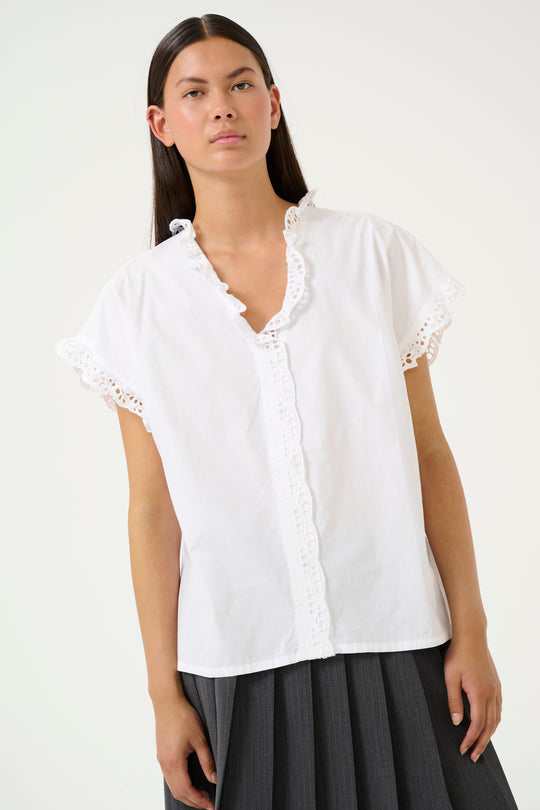 Karen by Simonsen CaliopeKB Blouse Bright White