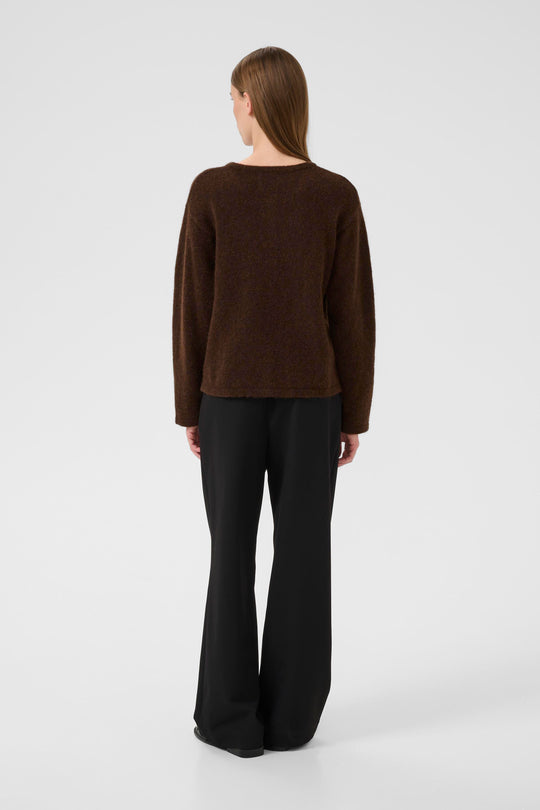 Karen by Simonsen KBZelda Round neck Cardigan Bracken