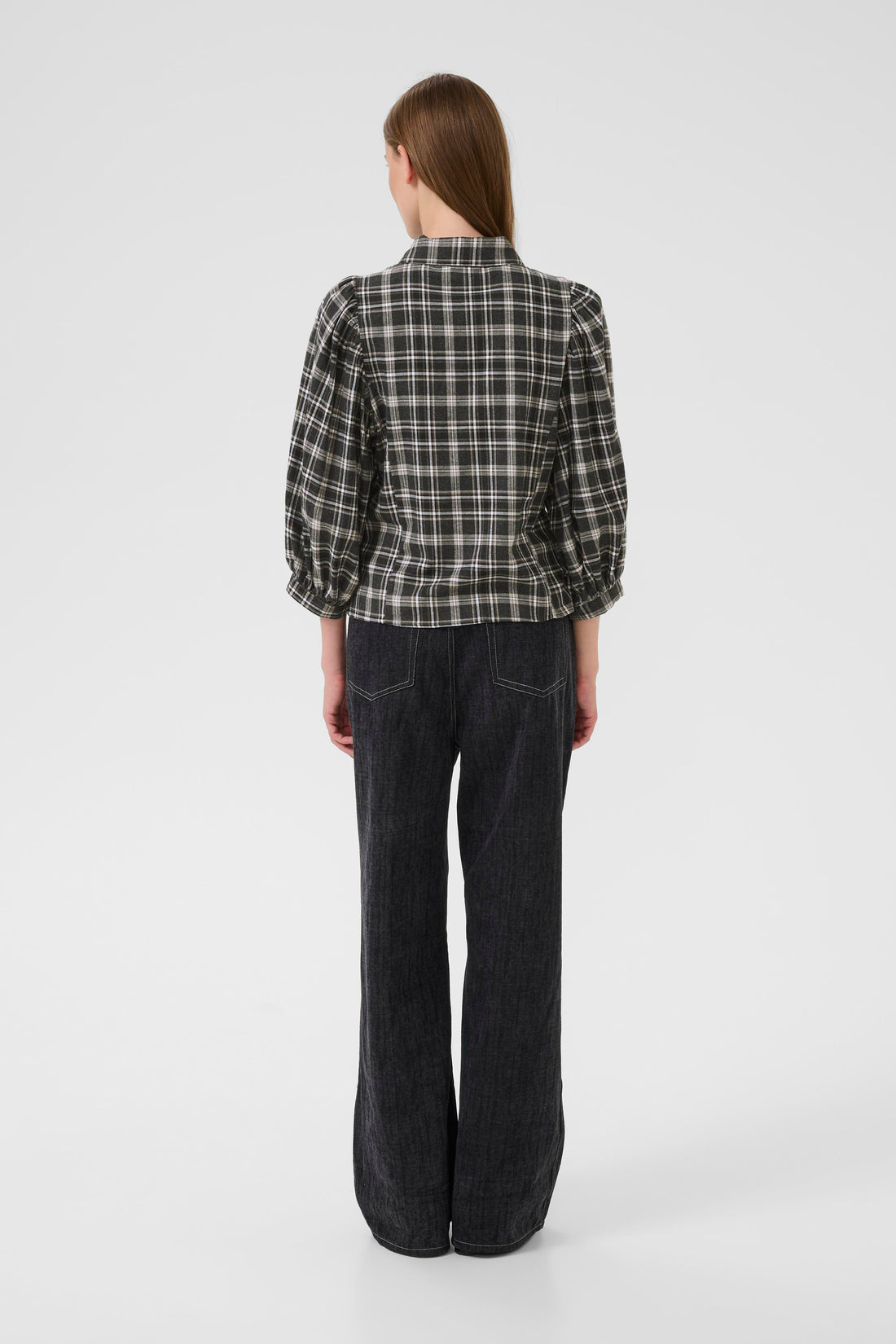 Karen by Simonsen KBBelis Frosty Blouse Thunderstorm Check