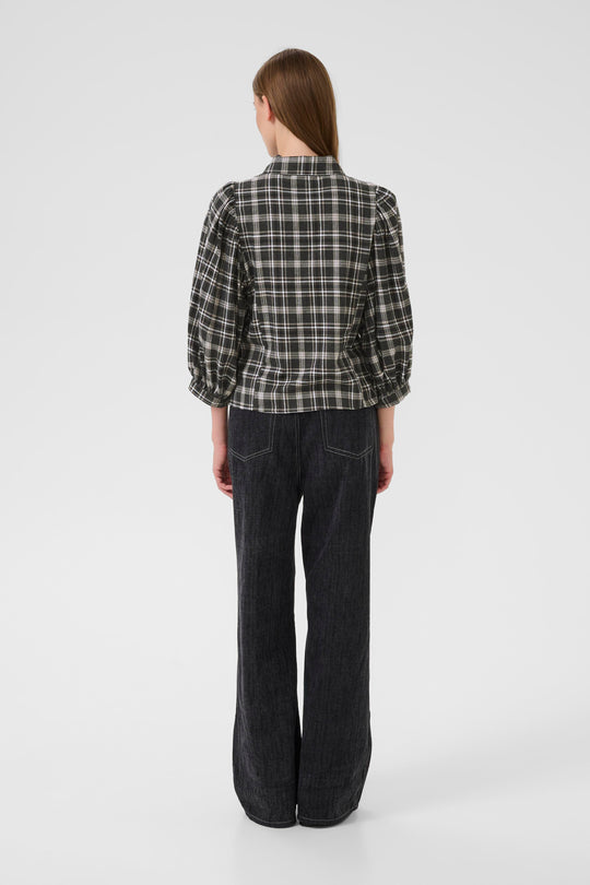 Karen by Simonsen KBBelis Frosty Blouse Thunderstorm Check