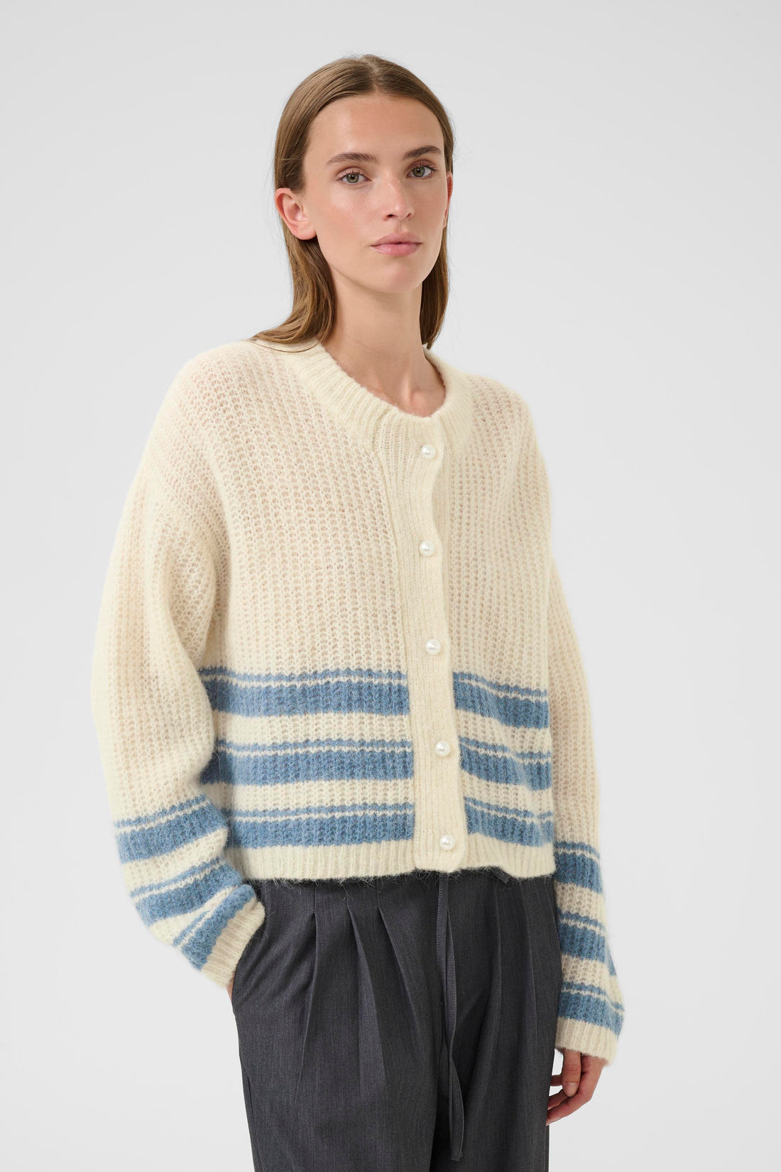 Karen by Simonsen KBCarrie Cardigan Egret