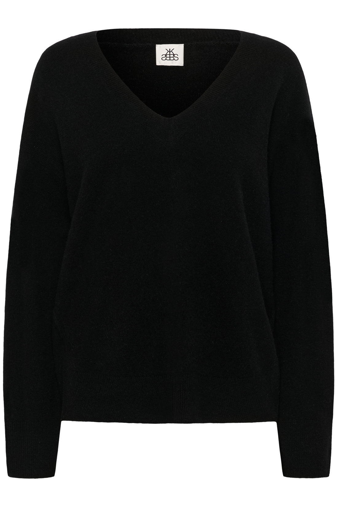 Karen by Simonsen KBAnemone V-neck Black (sort)