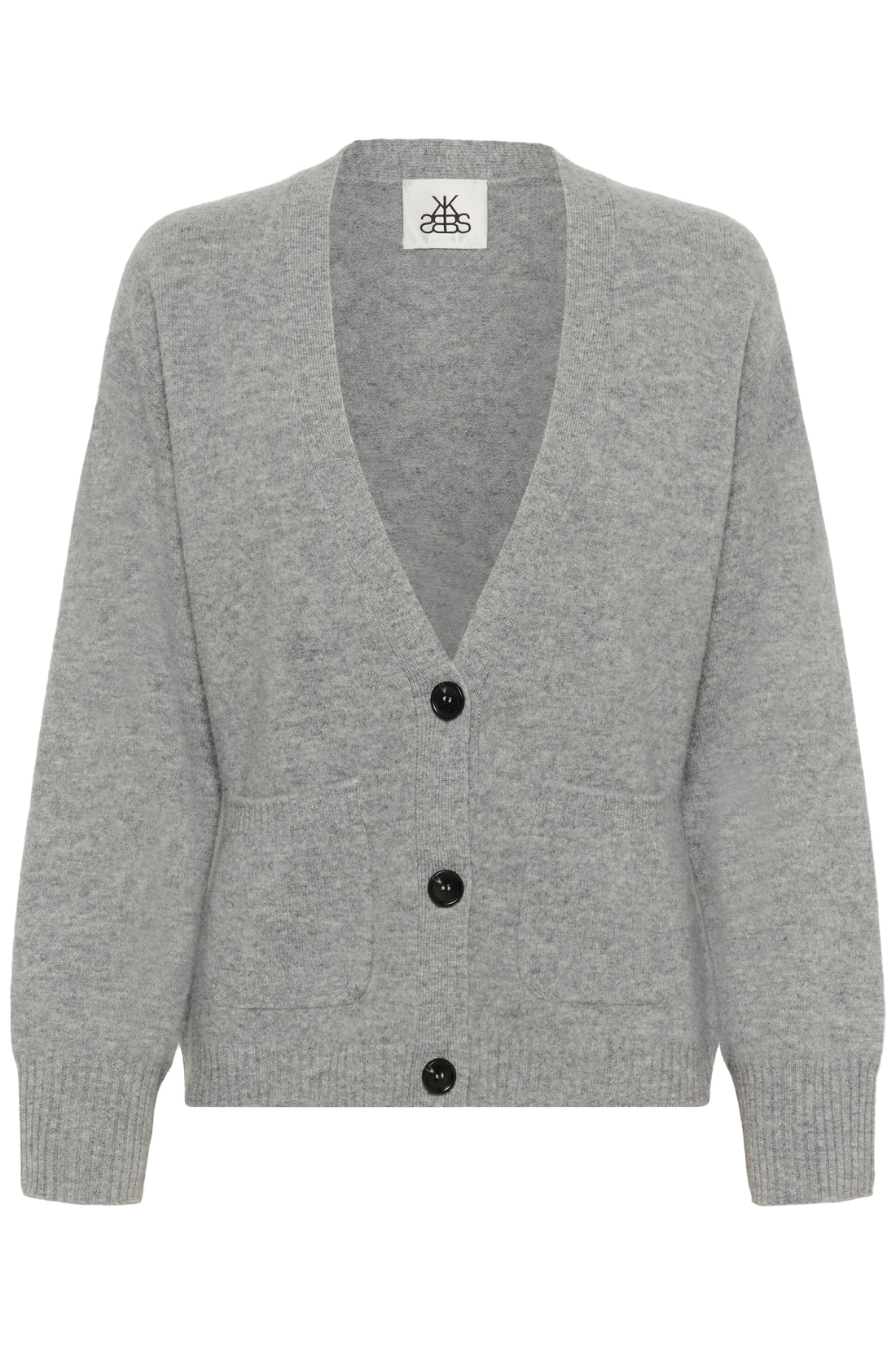 Karen by Simonsen KBAnemone Cardigan Medium Grey Melange