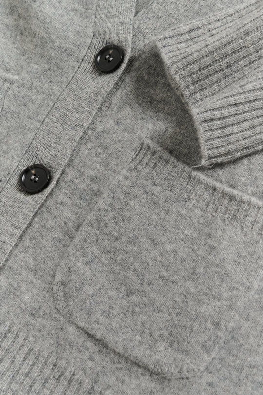 Karen by Simonsen KBAnemone Cardigan Medium Grey Melange
