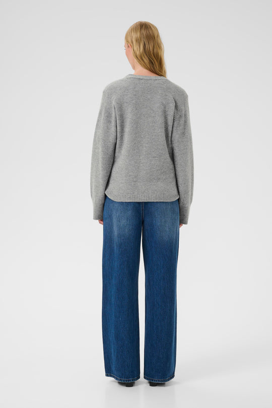 Karen by Simonsen KBAnemone Cardigan Medium Grey Melange