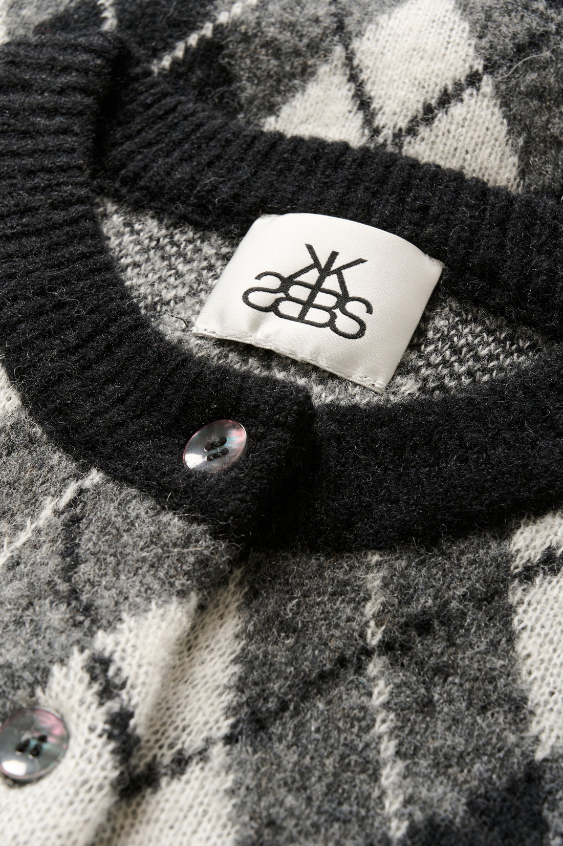 Karen by Simonsen KBConstantine Cardigan Black Harlequin