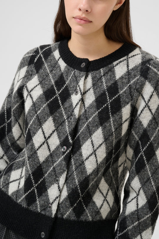 Karen by Simonsen KBConstantine Cardigan Black Harlequin