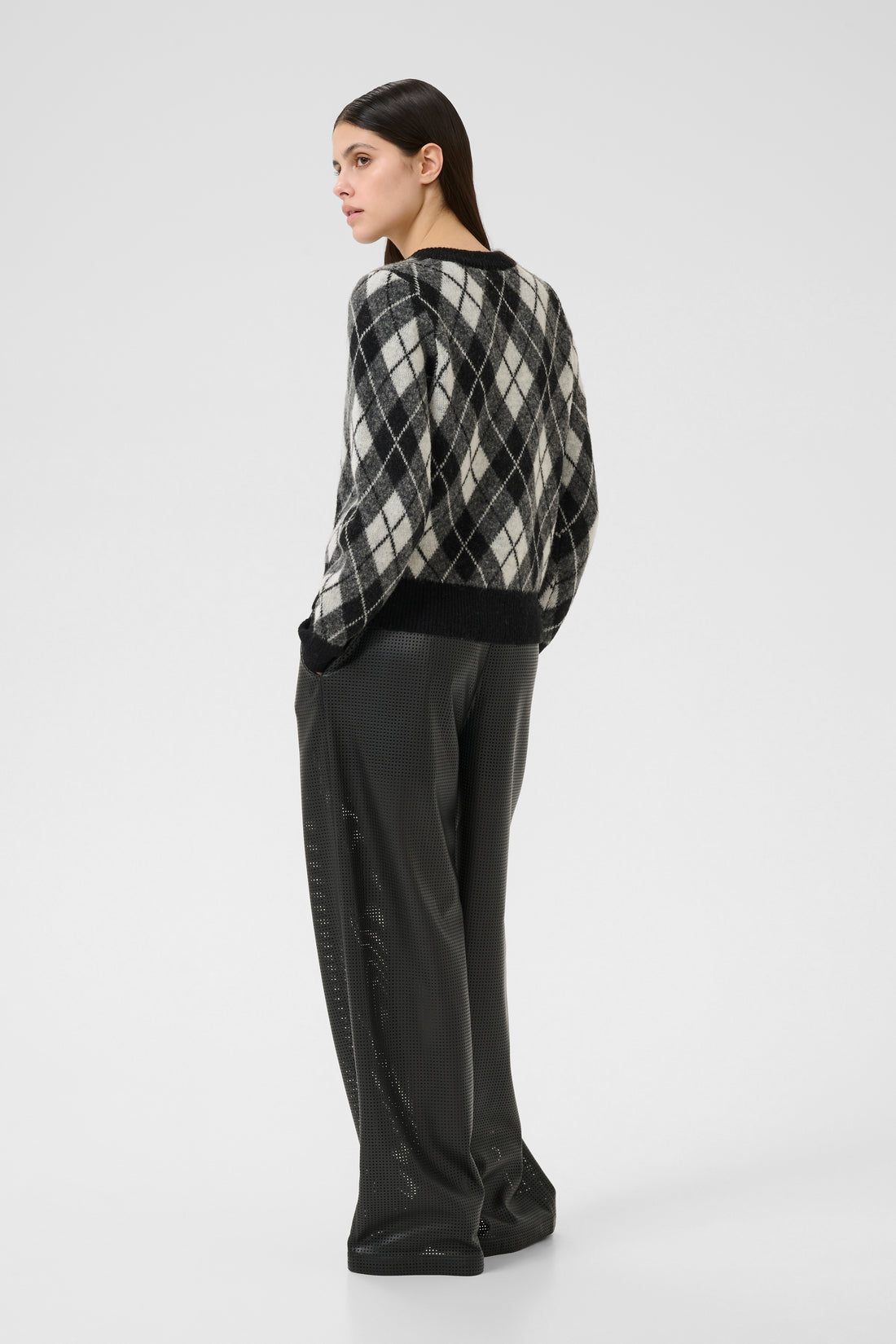Karen by Simonsen KBConstantine Cardigan Black Harlequin