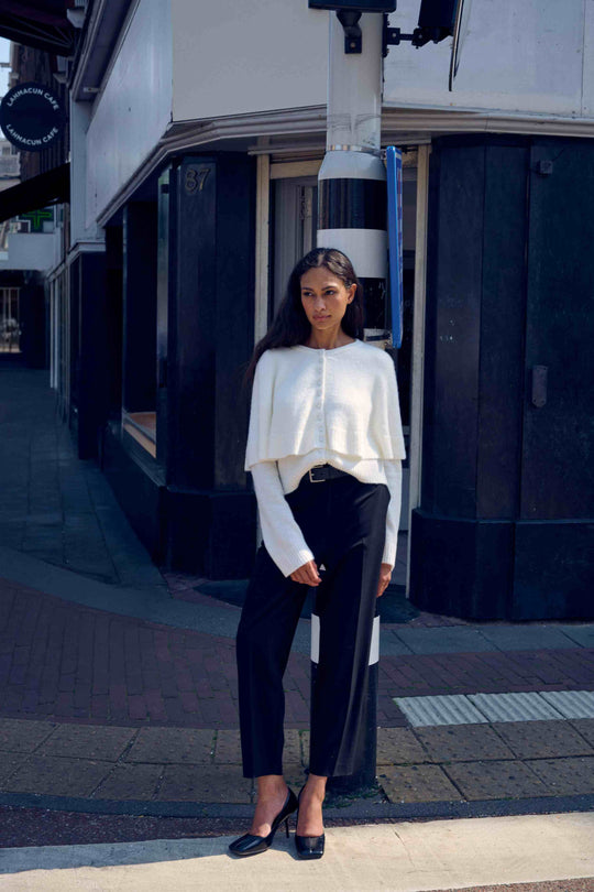 Karen by Simonsen KBRo Solid Milano Pants Carrot Meteorite (black)