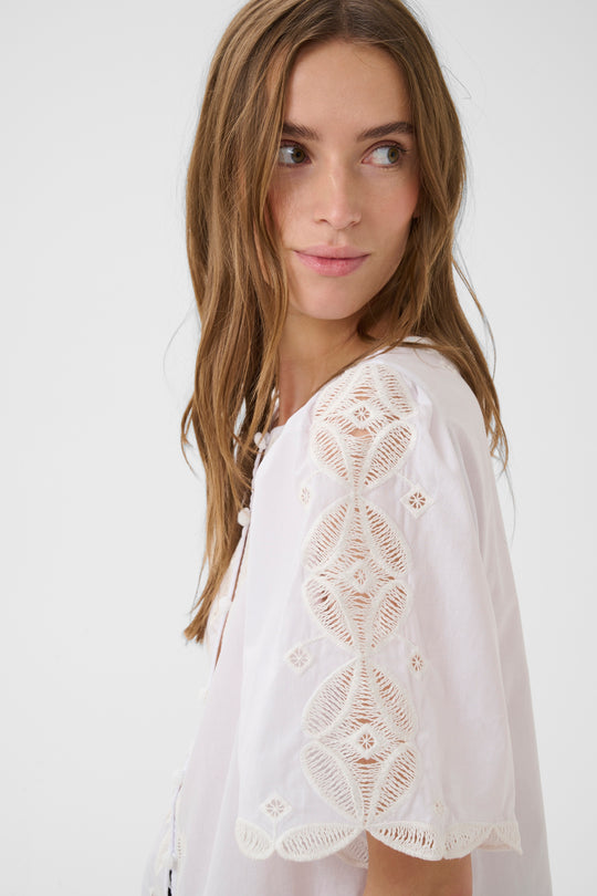 Karen by Simonsen KBErlinda Blouse Bright White