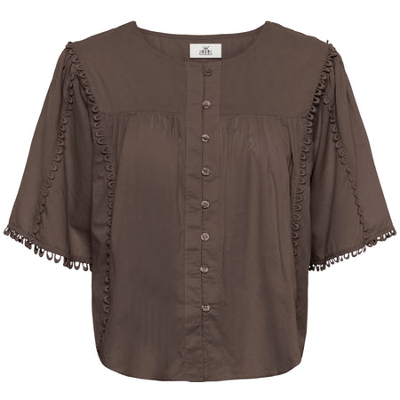 Karen by Simonsen KBFry Blouse Chocolate