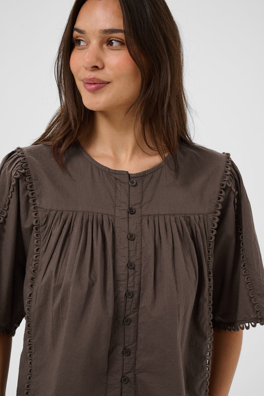 Karen by Simonsen KBFry Blouse Chocolate