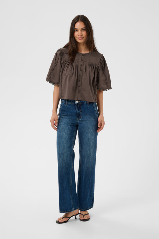 Karen by Simonsen KBFry Blouse Chocolate