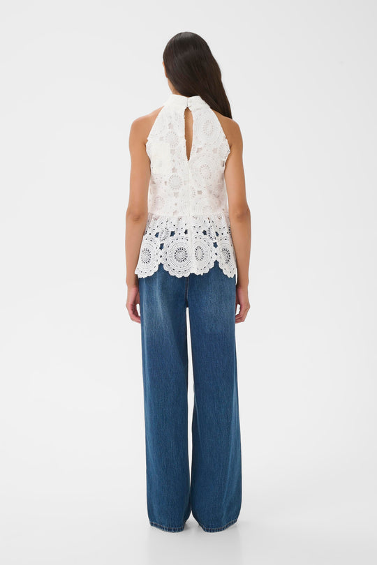Karen by Simonsen KBFlora Top Bright White