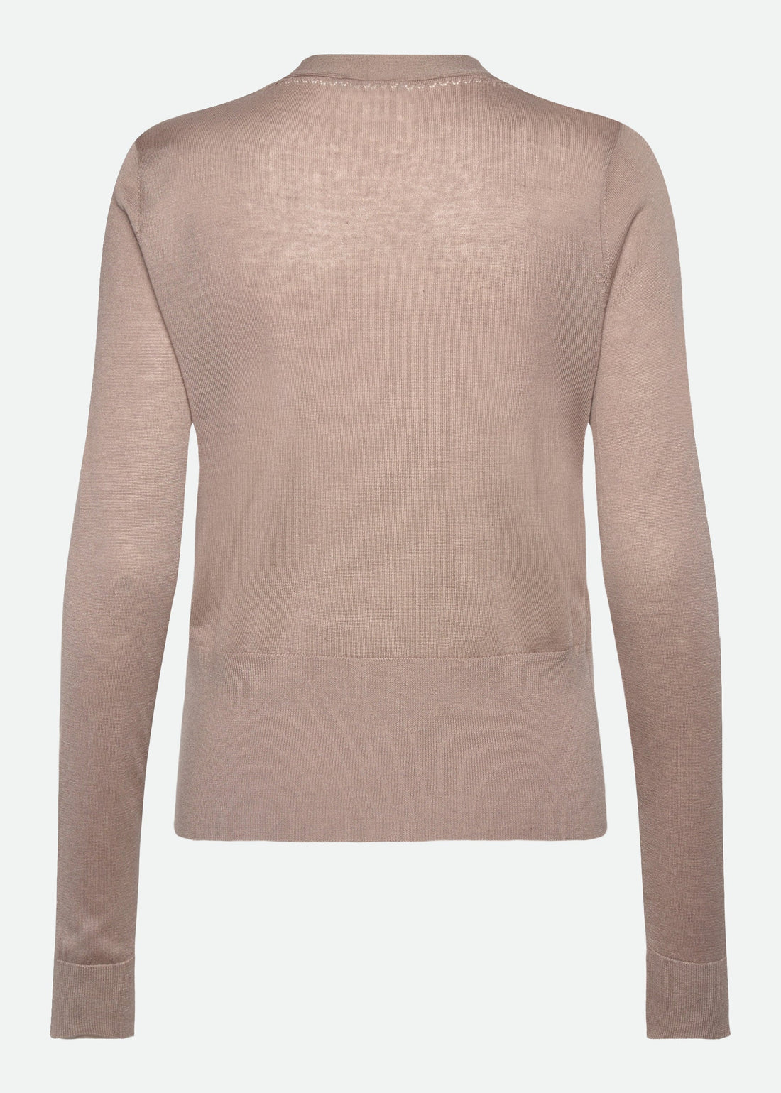 Rosemunde Samira Silk LS Cardigan Mocha Meringue