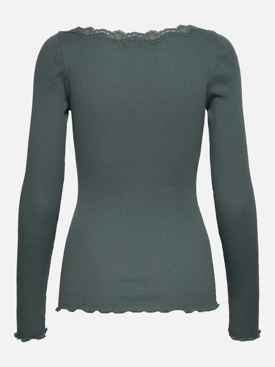 Rosemunde Baybay LS Boatneck Lace T-shirt Balsam Green