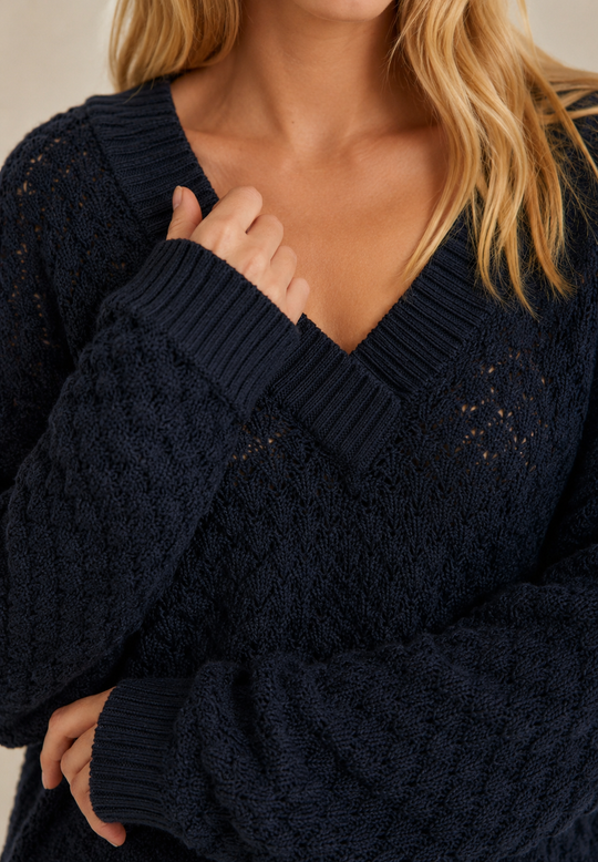 Part Twp FabiannePW Pullover Dark Navy