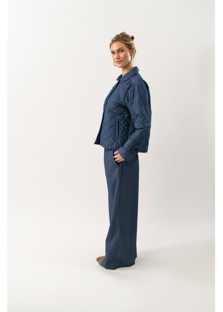 Lollys Laundry Viola Jacket blue stripe