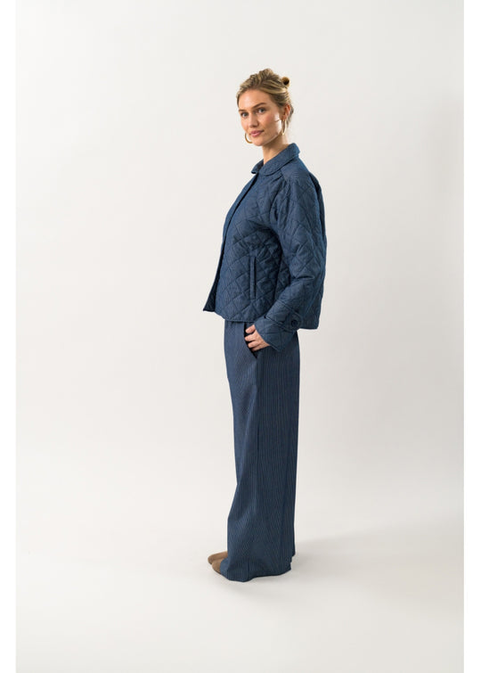 Lollys Laundry Viola Jacket blue stripe