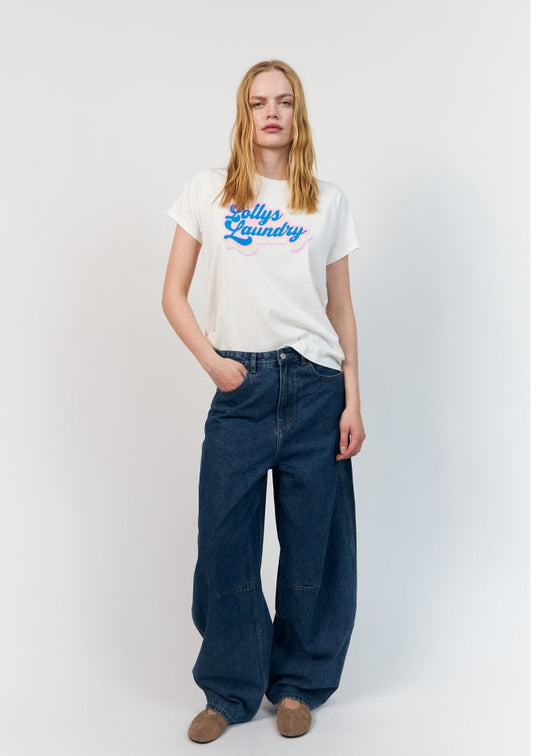 Lollys Laundry RomaLL Cloud Tee SS White
