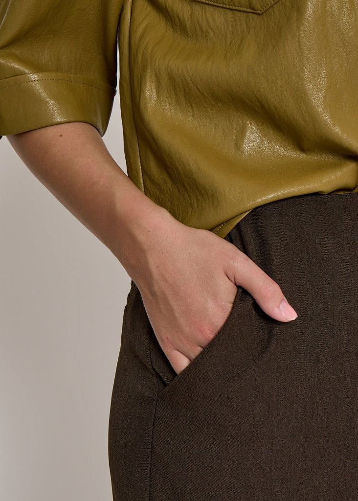 Peppercorn PCGaia GRS Pants Java Brown Melange
