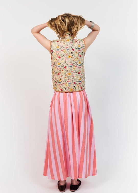Lollys Laundry CairoLL Quilted Vest Flower Print