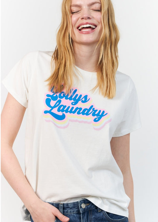 Lollys Laundry RomaLL Cloud Tee SS White