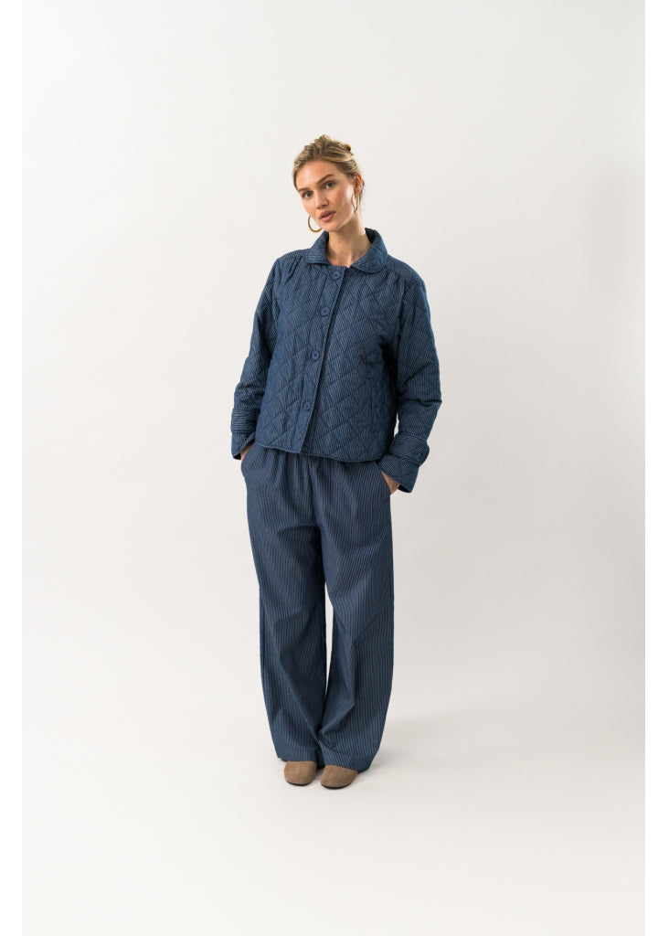 Lollys Laundry Viola Jacket blue stripe