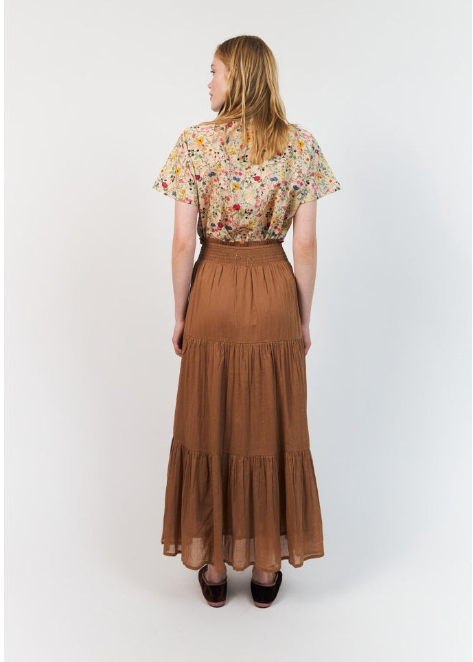Lollys Laundry DiamondLL Maxi Skirt Camel