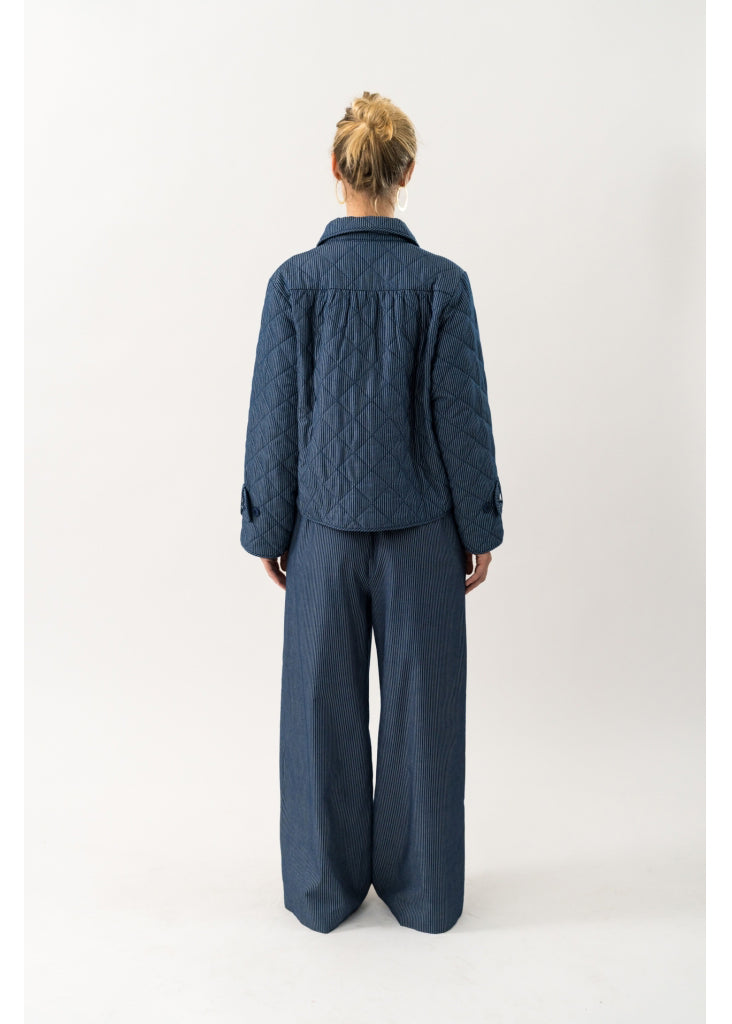 Lollys Laundry Viola Jacket blue stripe