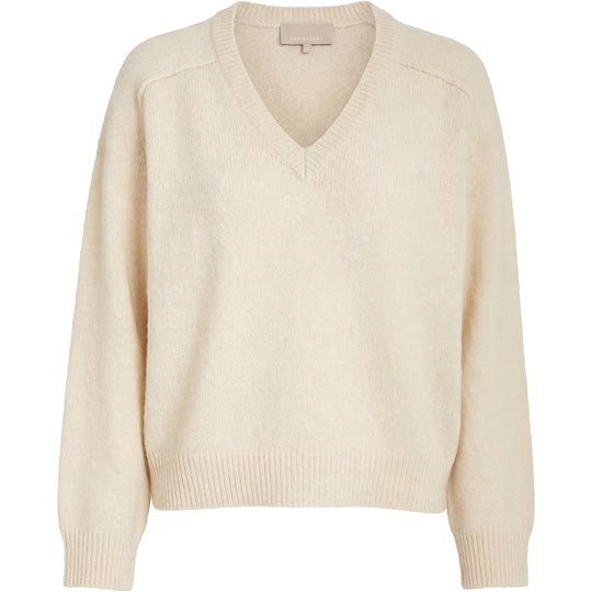 Peppercorn PCTirna RWS V-neck Pullover Fog Sand