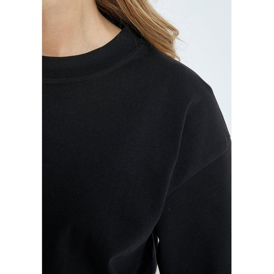 Minus MSGamma Cropped GOTS T-shirt Black