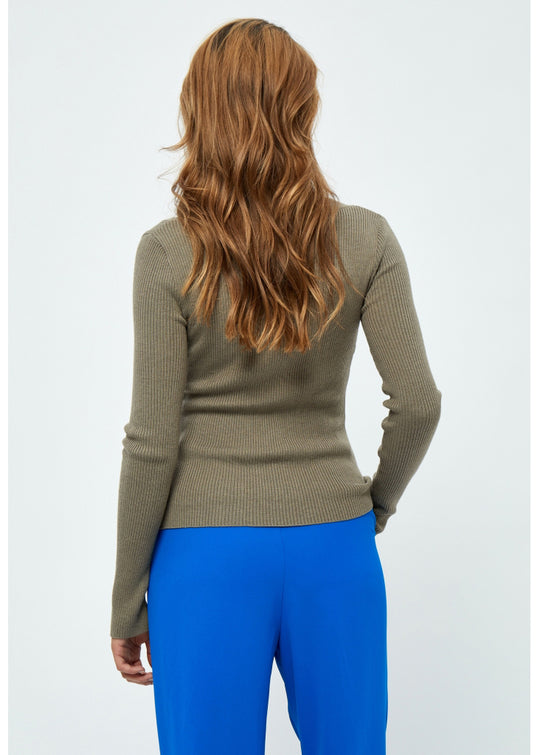 Minus Caysa tricot ls pullor minéral gris