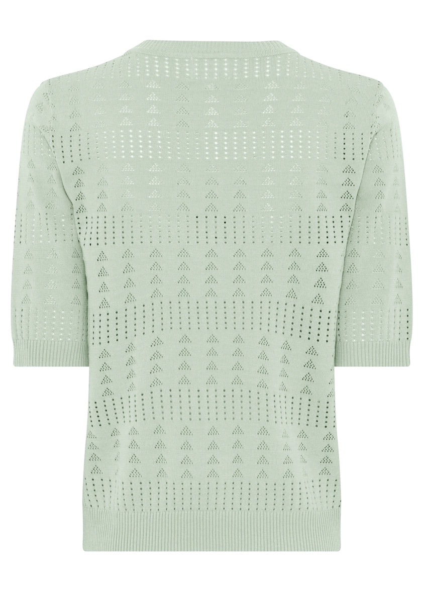 La Rouge Alma knit Blouse green