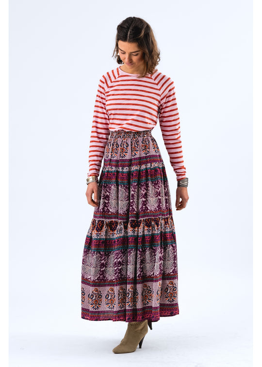 Lollys Laundry SunsetLL Maxi Skirt Flower print