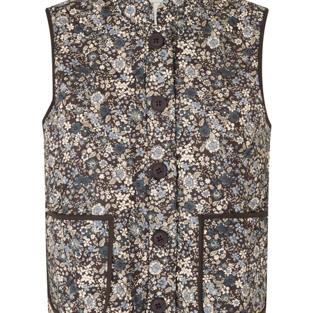 Lollys Laundry CairoLL Quilted Vest Washed Black