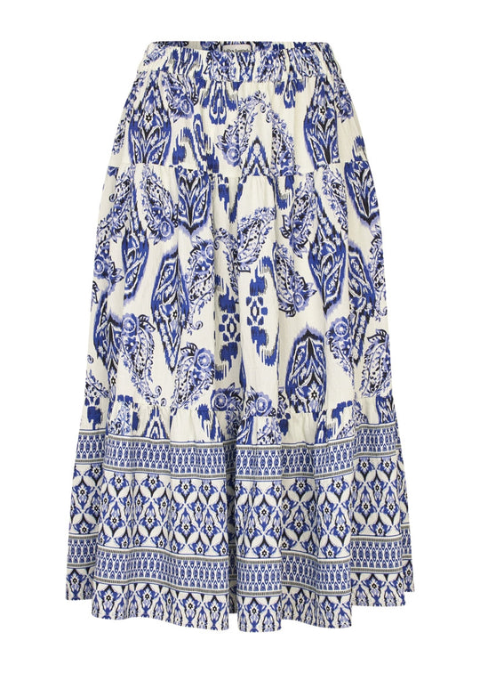 Lollys Laundry MorningLL Midi Skirt 20 blue