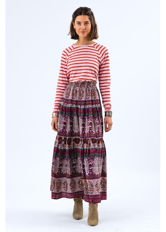 Lollys Laundry SunsetLL Maxi Skirt Flower print