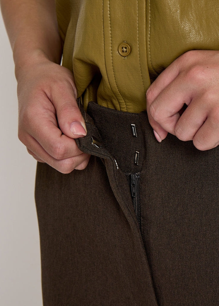Peppercorn PCGaia GRS Pants Java Brown Melange