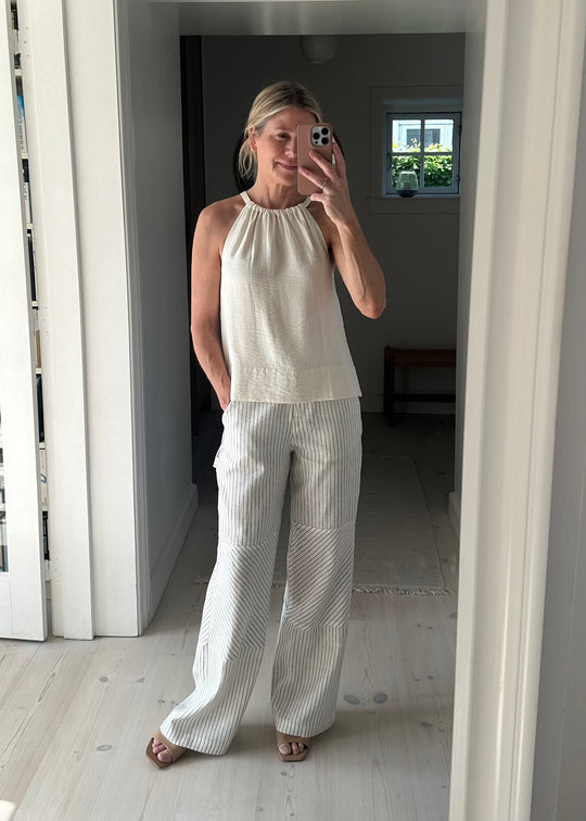 Jour Culkin Cozy Linen Stripe Pantal