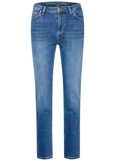 My Essential Wardrobe the Celina High straight medium blue