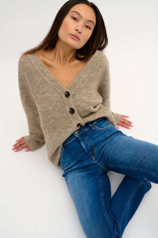 Pre-order ultimo uge 2. My Essential Wardrobe the Celina High straight medium blue